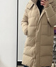 波司登（BOSIDENG）冬季羽絨服女款中長款脫卸帽加厚新國標(biāo)90絨商場同款外套 半糖卡其7A34 M 165/88A 體重約120-140斤 曬單實拍圖