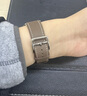 積優(yōu)（JEAYOU）適用蘋果手表表帶apple watch s10/ultra2/s9運(yùn)動(dòng)型表帶iwatch s8/7/6/5/4/se真皮表帶時(shí)尚表帶 棕色 38/40/41mm 曬單實(shí)拍圖