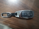 愛(ài)溫適用奔馳大G鑰匙套G500新款AMG G63殼C43 E53 GLC43 GLE53包殼扣 智能3鍵A款-銀色(盾形扣) 曬單實(shí)拍圖