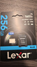 雷克沙（Lexar）256GB TF（MicroSD）存儲卡 V30 A2 讀160MB/s 游戲機平板行車(chē)監控錄像內存卡 4K超清拍攝（BLUE） 曬單實(shí)拍圖