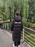 雪中飛新款男女情侶長(zhǎng)款連帽羽絨服青春運(yùn)動(dòng)時(shí)尚陽(yáng)光學(xué)院風(fēng) 黑色|8056 175/96A 曬單實(shí)拍圖