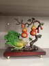 信天游葫蘆擺件福祿百財雙喜臨門喜鵲客廳玄關(guān)酒柜裝飾擺件喬遷新居禮品 小號 福祿雙喜 喜鵲款 曬單實(shí)拍圖