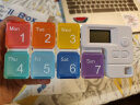 folca 智能电子药盒定时提醒器 彩色七格电子药盒 一周便携收纳盒子F1920 实拍图