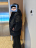 羅蒙（ROMON）可拆卸內膽活面連帽羽絨服男冬季中老年保暖加厚防寒外套爸爸裝 蝦青 XL (180) （建議135-150斤） 曬單實(shí)拍圖