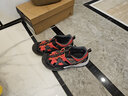 Skechers斯凱奇童鞋男童時(shí)尚沙灘鞋夏季戶(hù)外防滑耐磨兒童包頭涼鞋407031L 男童/紅色/黑色/RDBK 30 曬單實(shí)拍圖