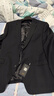 雅戈爾（YOUNGOR）西服男158款商務套西上衣羊毛面料抗皺技術易打理商場同款 黑色 M 170/96A 曬單實拍圖
