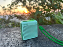 漫步者（EDIFIER）M0 便攜式藍牙音箱 戶(hù)外迷你音箱音響 凈重僅70g 超長(cháng)續航 薄荷綠 曬單實(shí)拍圖