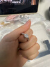 VTL999足銀小方糖純銀戒指女鋯石指環(huán)高級輕奢尾戒七夕情人節(jié)禮物女 999足銀小方糖戒指【禮盒裝】 曬單實拍圖
