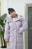 雪中飛長(cháng)款羽絨服女2025冬季新款寬松大碼時(shí)尚保暖90絨連帽外套淺紫色M 曬單實(shí)拍圖