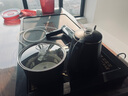天生大器 整塊烏金石全自動陶瓷功夫茶具套裝家用一體茶盤整版茶托茶幾茶臺客廳辦公室會客泡茶杯 福祿長久烏金石茶盤+哥窯臥龍茶具套裝+配雙桶 整件 曬單實拍圖