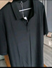 GLM短袖t恤男透氣夏季翻領(lǐng)polo衫速干T恤冰絲感休閑運(yùn)動上衣黑色XL 曬單實(shí)拍圖