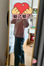 森馬（Semir）森馬陳都靈針織開(kāi)衫女美利奴羊毛衫24冬新款內搭保暖109724106001 曬單實(shí)拍圖
