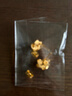 JBV老鳳凰999足金如意結耳釘黃金5G復古中國結耳環(huán)24K純金 0.01g 如 曬單實(shí)拍圖