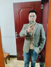 羅蒙高端休閑西服男士春秋薄款商務(wù)休閑英倫風(fēng)西裝外套寬松 2018淺咖啡色 常規(guī) L 175 120-135斤 曬單實(shí)拍圖