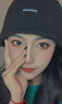 Hanyaeye憶芙半年拋大小直徑正品反叛黑灰椰椰奶凍糯米黑子美瞳隱形眼鏡 機(jī)械姬灰14.5mm 100度 曬單實(shí)拍圖