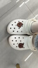 CROCS卡駱馳洞洞鞋泡芙云朵女鞋夏季新款女士增高鞋子高跟鞋涼鞋拖鞋女 云朵/白色（建議拍小一碼） 38 -39(250mm) 曬單實(shí)拍圖