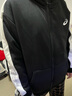 亞瑟士（asics）童裝春季運動(dòng)保暖外套開(kāi)衫兒童針織外衣334241053081 001黑色 175 曬單實(shí)拍圖
