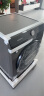 三星（SAMSUNG）10.5公斤  蒸汽除菌 AI智能控制 泡泡净洗 高温筒自洁 全自动滚筒洗衣机 洗烘一体WD10T504DBX/SC 灰 实拍图