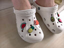 卡駱馳（CROCS）洞洞鞋貝雅男鞋女鞋輕便耐磨一腳蹬拖鞋休閑鞋|10126 卵石色-2V3 41 /42(260mm) 曬單實(shí)拍圖