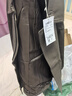 gxg.jeans男裝2025年春季黑色翻領(lǐng)PU皮帥氣機車(chē)夾克外套 咖色 XL (180) 曬單實(shí)拍圖
