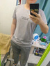 啄木鳥（TUCANO）短袖t恤男衣服夏季圓領(lǐng)男士短袖男字母印花潮流半袖體恤上衣男裝 805卡其色 XL 約120-135斤可穿 曬單實(shí)拍圖