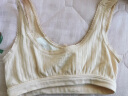 全棉时代少女内衣文胸初中生发育期精梳棉背心 肤粉色U字背（1阶段） 140  实拍图