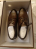 駱駝（CAMEL）皮鞋男2025秋季通勤結婚新郎紳士牛皮正裝商務(wù)休閑鞋 G15S213081 棕色 39 曬單實(shí)拍圖