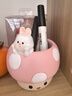 伊文兔（THE RABBIT IVEN）趣味蘑菇筆筒擺件可愛多肉花盆創(chuàng)意辦公室擺件生日禮物女開學(xué)禮物 趣味蘑菇筆筒-兔子 曬單實拍圖