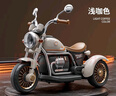 倍貝樂(lè )兒童電動(dòng)車(chē)摩托車(chē)1-3-6-8歲小孩可坐人寶寶遙控車(chē)男女孩生日禮物 標配棕【單驅6V4電瓶+藍牙音樂(lè )】 曬單實(shí)拍圖