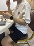 MR-90官方潮牌純棉短袖套裝男女情侶款夏季潮流休閑一套T恤短褲兩件套 白色短袖+黑色短褲（NE01） L（建議130-150斤） 曬單實拍圖