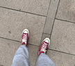 匡威（Converse）官方 All Star男女高幫休閑板鞋粉色A13842C A13842C 39 曬單實(shí)拍圖