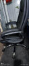 博泰电脑椅 家用办公椅 转椅工学皮椅子 时尚升降座椅职员椅 黑91886 实拍图