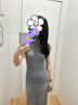 優(yōu)衣庫女裝針織Bra連衣裙無袖裙子氣質(zhì)收腰25秋冬新款480636 08 深灰色 XS /150/76 曬單實拍圖