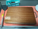 廚幫寶百年齡烏檀木菜板防霉抗菌家用實(shí)木砧板雙面切菜案板刀板粘板 芯材烏檀木42*28*3cm 曬單實(shí)拍圖
