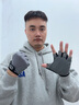 奢思感男士開(kāi)車(chē)專(zhuān)用賽車(chē)手套薄款汽車(chē)吸汗防汗防滑半指秋冬防滑騎行男女 SONNY半指灰色 XL 曬單實(shí)拍圖