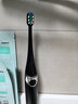 科蒂斯（KEDISI） 電動(dòng)牙刷成人男女情侶智能聲波震動(dòng)全自動(dòng)殺菌消毒便攜式旅行牙刷禮物 黑色 曬單實(shí)拍圖