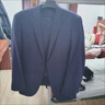 帕托瓦西服套裝男修身職業(yè)正裝男士西裝商務(wù)小西裝結婚禮服男藏青色3XL 曬單實(shí)拍圖