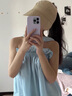 CHANEELR & KARITH防曬帽子女2025新款顯臉小可掛口罩遮陽帽生日小眾禮物送女友老婆 卡其色 均碼可調(diào)節(jié) 曬單實拍圖