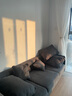 穿靴子的貓公寓小沙發(fā)客廳小戶(hù)型出租房布藝單人沙發(fā)ins風(fēng)臥室雙人簡(jiǎn)易沙發(fā) 米白色 一人位 70cm 曬單實(shí)拍圖