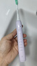 飛利浦（PHILIPS）電動(dòng)牙刷S3 生日禮物 情侶款送男生/女友 柔和亮白刷頭小羽刷 5種模式 絕絕紫HX2471/02  曬單實(shí)拍圖