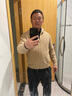 布先生拉鏈領(lǐng)針織衫開(kāi)衫男春秋新款長(cháng)袖羊毛外套BT12300斷碼清倉 淺花駝 L (175) 曬單實(shí)拍圖