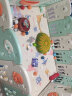 乐亲（Lechin）儿童围栏婴儿游戏安全栅栏家庭地上游乐园室内学步护栏螃蟹绿14+2 实拍图