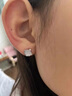 迪后（Dirholl）一貝子耳釘女奢侈高檔品牌耳飾高級感銀耳環(huán)七夕情人節(jié)禮物送女友 一貝子耳釘【香檳金】 曬單實拍圖