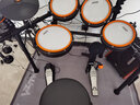 美得理（MEDELI）魔鯊電子鼓專(zhuān)業(yè)電鼓網(wǎng)面鼓盤(pán)兒童初學(xué)者考級演出智能電鼓 MZ528 5鼓 4镲 MZ528+AP66音箱丨橙 曬單實(shí)拍圖