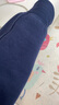 森馬（Semir）森柔棉|商場(chǎng)同款衛(wèi)衣女假兩件條紋春季2025新款翻領(lǐng)開叉衣服 紫藍(lán)80635 S 155/80A 曬單實(shí)拍圖