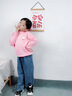 真維斯女童毛衣冬季2025新款加厚童裝秋冬款針織打底衫兒童冬裝保暖上衣 【加絨毛衣】粉色 K日語粉兔頭 160 cm 曬單實(shí)拍圖