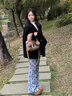 鷗咖諾 毛絨絨斜挎包包女新款時尚精致軟妹手提包可愛卡通毛毛小包 深卡其 曬單實拍圖