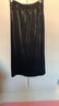 皮爾卡丹（pierre cardin）中式盤扣提花金絲絨半身裙秋冬季新款國風開叉包臀裙子中長款過膝 黑色【內里款】 加絨 2XL 建議105-120斤 曬單實拍圖