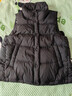 坦博爾羽絨服馬甲女立領(lǐng)寬松短款外搭羽絨背心外套TD336006 黑色 175  曬單實(shí)拍圖