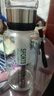 【送杯套】大容量加厚玻璃杯子便攜噸噸杯茶水分離帶杯套泡茶水杯 透明 1000ml噸噸桶 1只裝 曬單實(shí)拍圖
